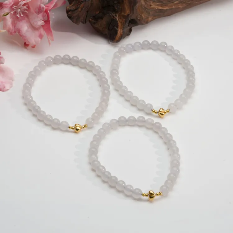 【小北严选】和田玉DIY单圈手串约5mm+【多样性发一件】-BH13X605