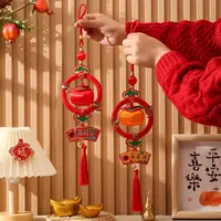 新年挂件装饰2025蛇年客厅门贴过年乔迁布置家用春节年货福字挂饰