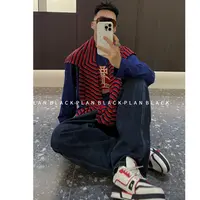 RICH陈发财【绣线土星】谁还没有穿!红标系列刺绣小领口T恤8117