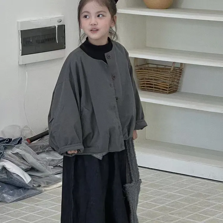 2025女童韩板外套秋季新款洋气中小童儿童短款秋装夹克薄款上衣潮