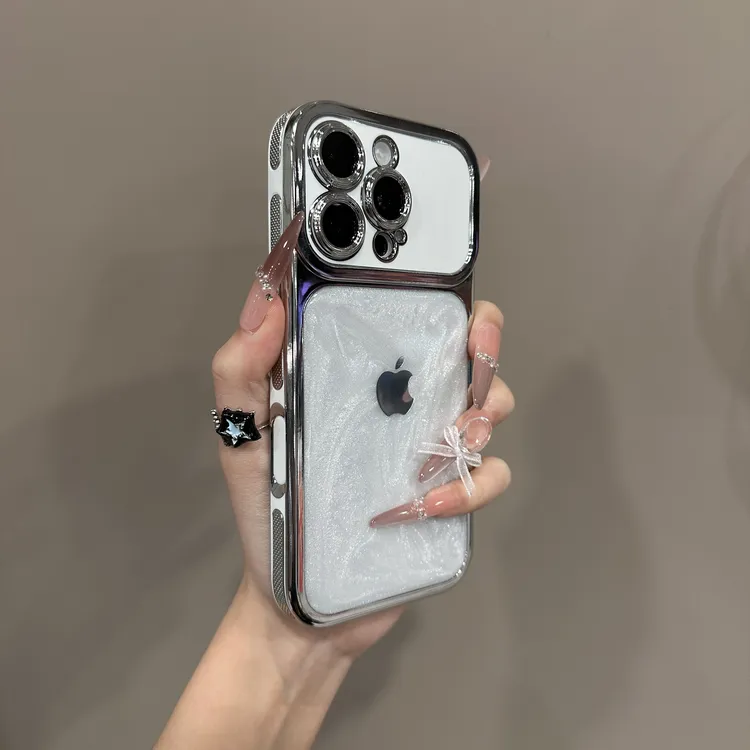 创意奶油白滴胶适用苹果17promax手机壳个性iPhone16小众15时尚14