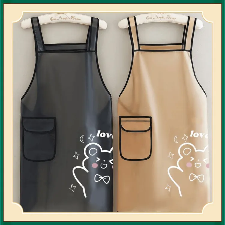 爆款围裙YQKJ防水防油工作服厨房家用2024新款夏天餐饮专用【多汪】