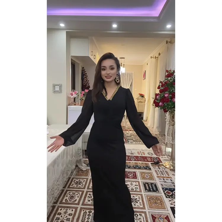 9891【包邮】新款V领时尚气质显瘦女装连衣裙