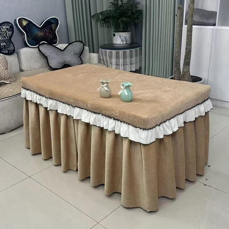 冬款超声波谷黄色烤火炉桌布