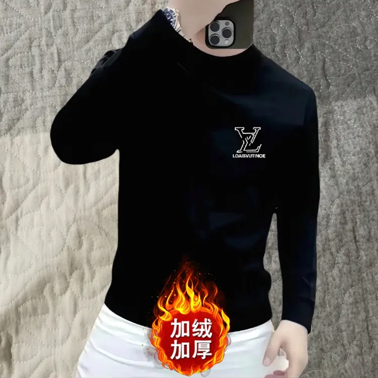 大嫂同款图案卫衣男秋冬印花潮流长袖内搭百搭休闲套头上衣