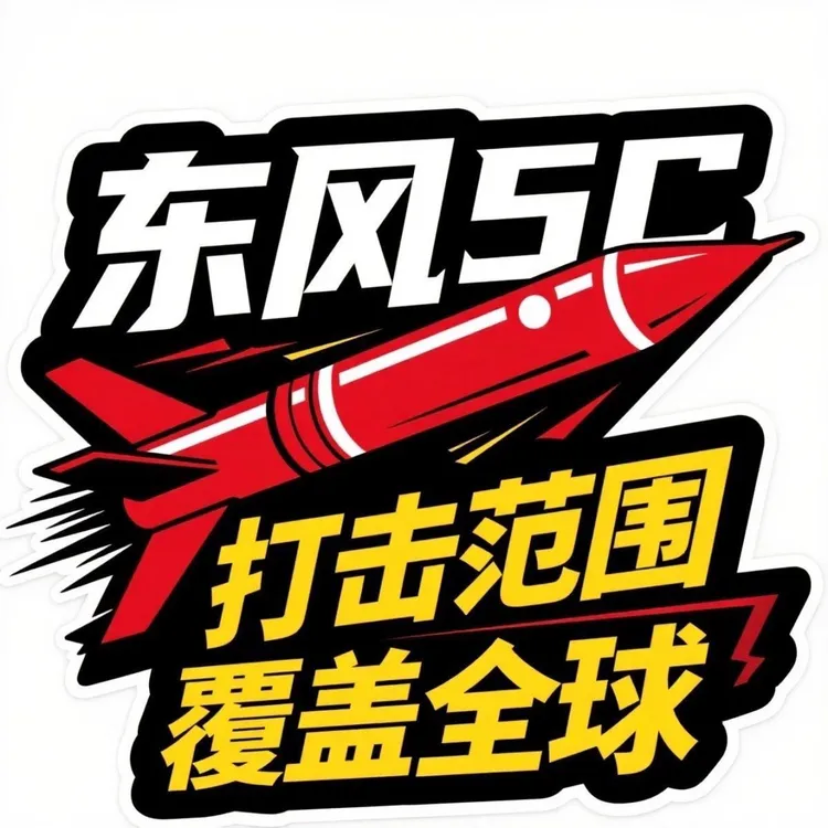 东风5C61打击范围覆盖全球汽车车贴个性化立体汽车贴纸电动车贴纸