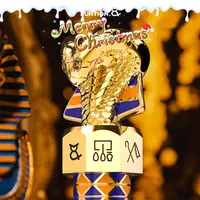 SEECREAT&FUNTION「法老的爱」情侣首饰18k金黄钻珠宝项链限量礼盒