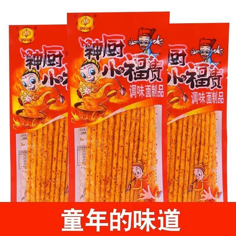 神厨小福贵辣条扒皮重庆四川麻辣8090儿时小吃怀旧零食面筋