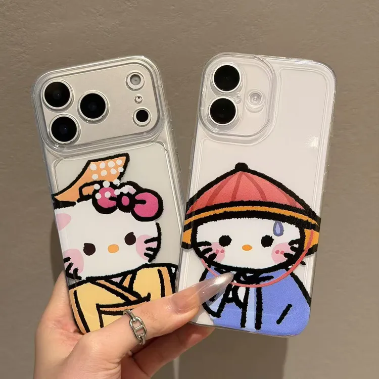凯蒂大王情侣适用iphone17苹果16手机壳小米OPPO华为VIVO荣耀一加