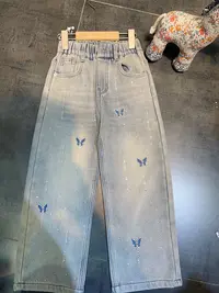 7570款儿童加绒牛仔裤
