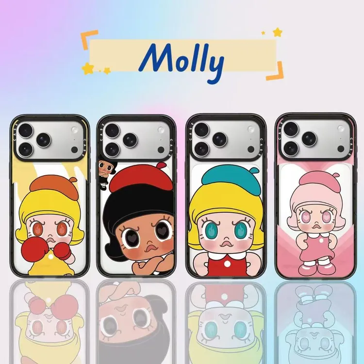 Molly生气莫莉卡通可爱适用于iPhone17ProMax/16/15防摔手机壳