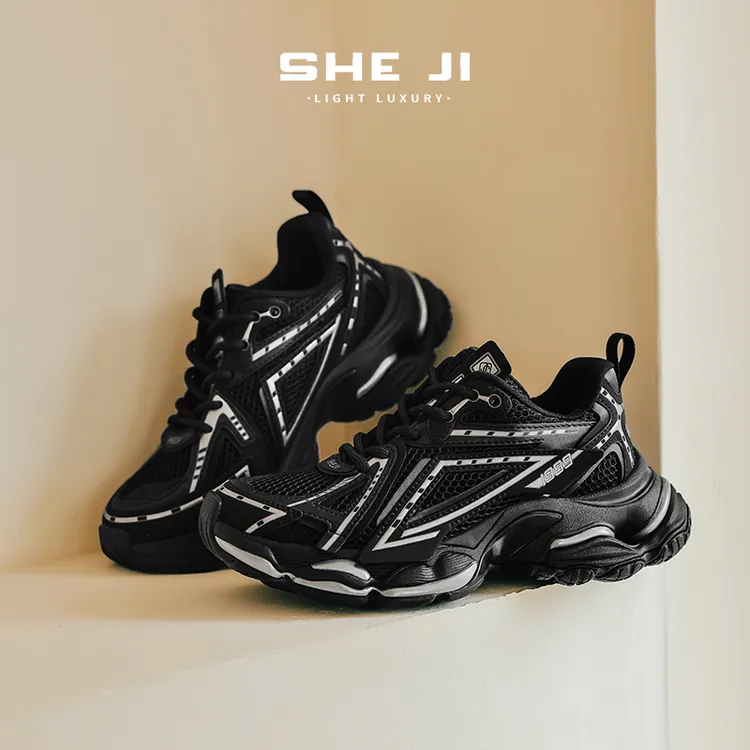 SHEJI奢季  重奢重手工设计师风运动老爹鞋爆炸舒服
