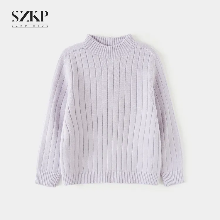 SZKP冬季2025新款女童保暖上衣中大童休闲时尚儿童毛衣PYYD552881