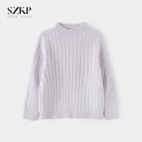 SZKP冬季2025新款女童保暖上衣中大童休闲时尚儿童毛衣PYYD552881
