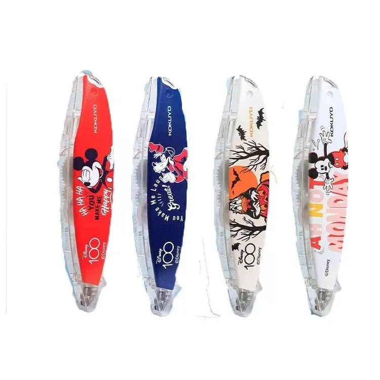 KOKUYO/国誉日系卡通笔型修正带可换芯便携涂改带学生用大容量