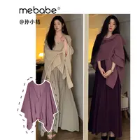 孙小桔《致橡树》是披肩也是开衫且含毛成份的针织衫25DK6273