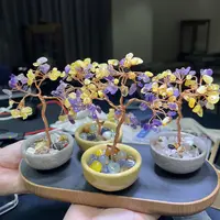 【上旭珠宝马哥推荐】双色水晶纯手工工艺摆件饰品 多样性发一件