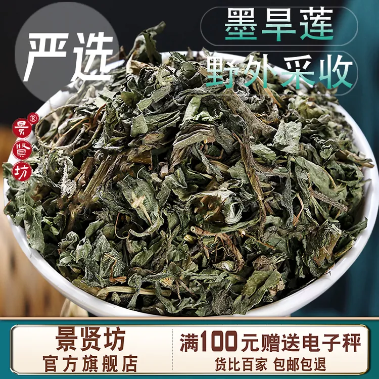 墨旱莲中药材正品旱莲草茶新货旱莲草枣墨旱莲夏至采墨旱莲草作用