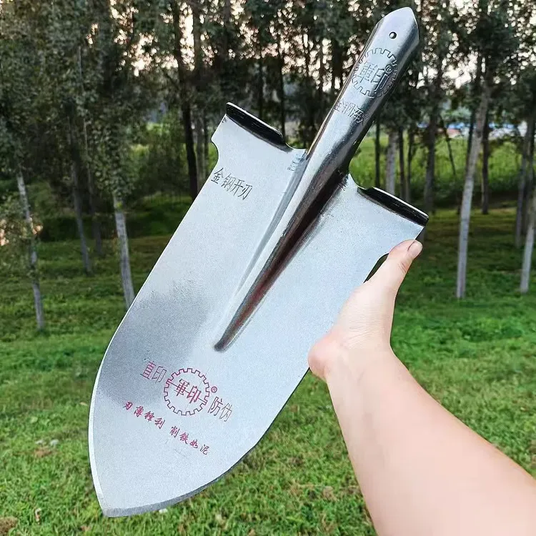尖锹铲子加长铁锹挖沟挖树锹农用工具锰钢泥铲窄尖窄方铁铲商品图