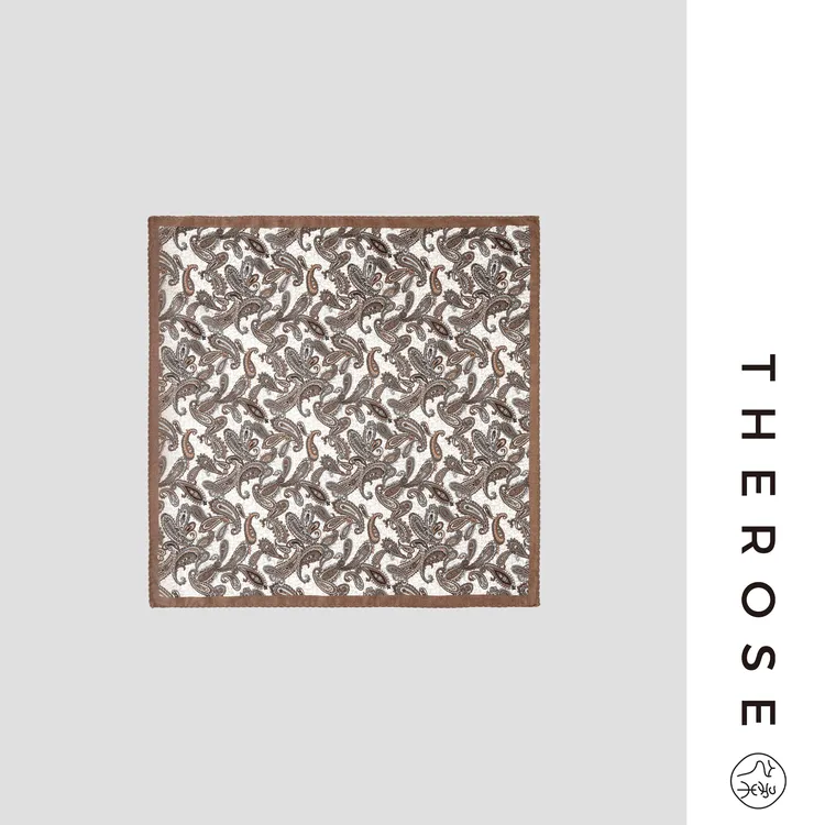 之柔【双面印65*65CM方巾】时尚休闲110支女士气质百搭优雅羊毛围巾