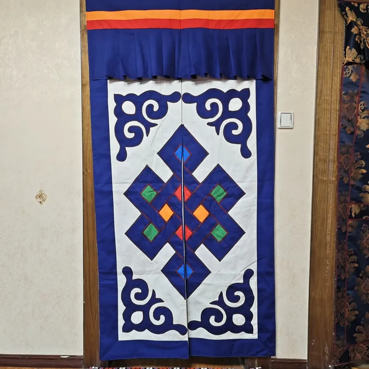 藏式纯手工门帘高档双开装饰客厅卧室家居遮挡帘