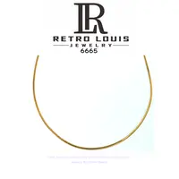  Retro Louis【埃尔莎蛇骨链】项链~6665(40+5cm)        