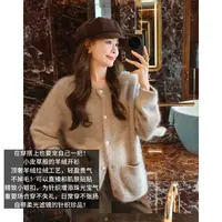 A美洋MEIYANG 蒲公英羊绒开衫【商场同款】排扣休闲简约针织衫-周五