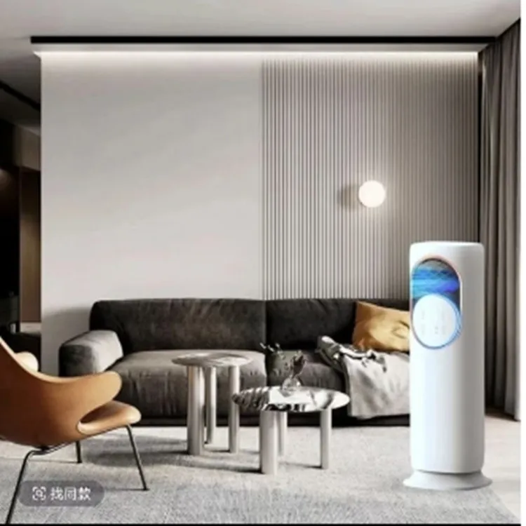 2025全新冷风热风家用款小空气扇智能可移动冰晶扇通用神器室内