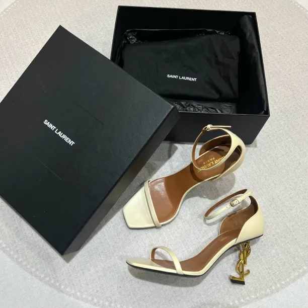 全新未使用 YSL/圣罗兰 圣罗兰 Opyum高跟鞋 37.5码 公价1W c0343