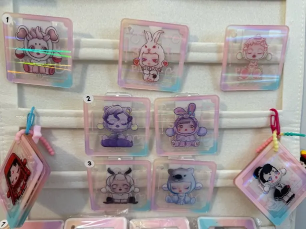 7厘米极光SP亚克力DIY正方形片.摇摇乐本