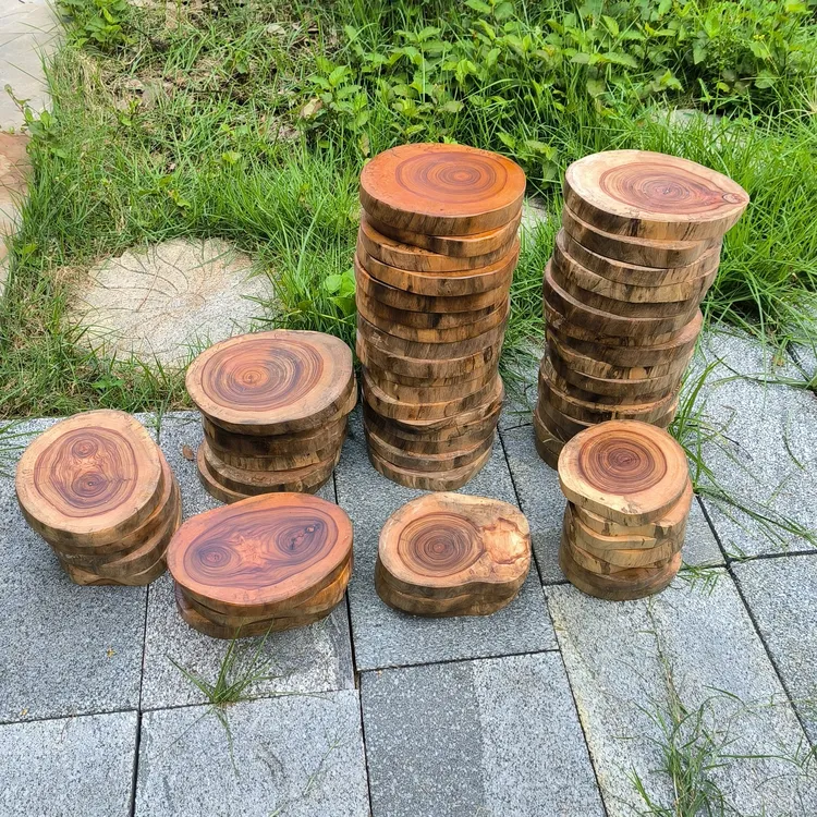 香樟木随形木片可做壶承、杯垫、底座、干泡等 双面可用