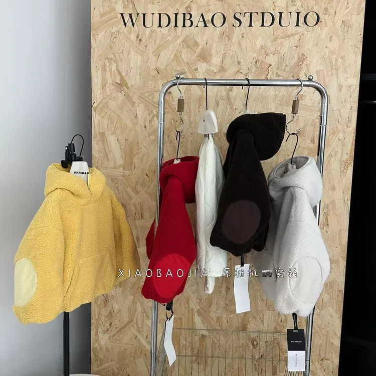 男童冬季加绒毛毛卫衣2025小宝家中大儿童宝宝加厚连帽卫衣外套