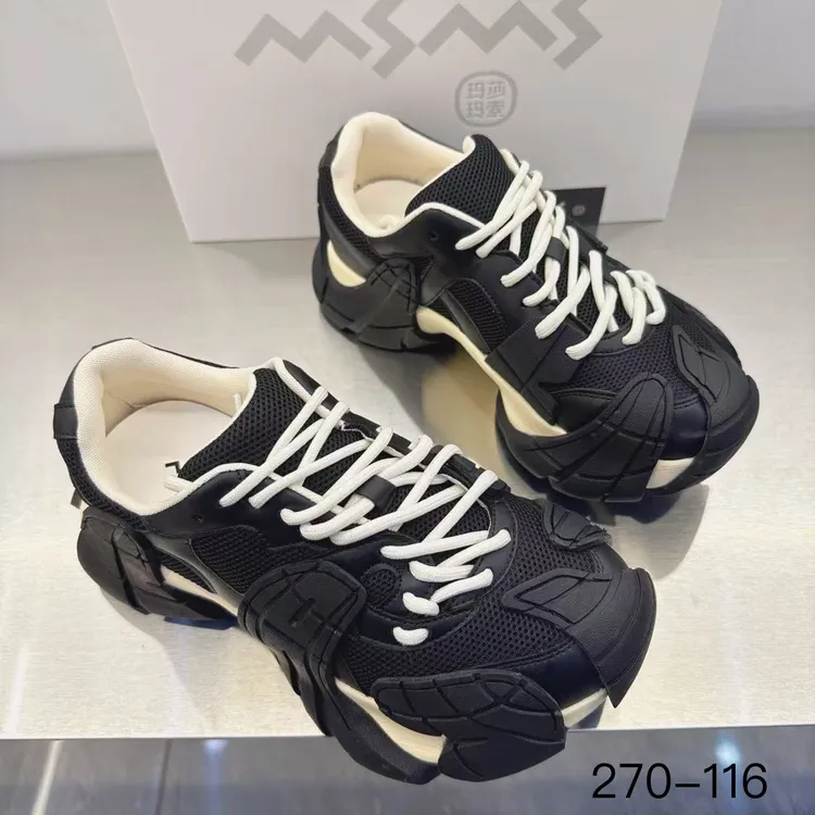 玛莎玛索秋季新款老爹鞋270-116时尚百搭休闲厚底网红双网女鞋