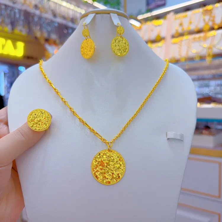 铜合金项链 爱纳扎尔时尚百搭精美新款碎冰冰长款三件套202536678