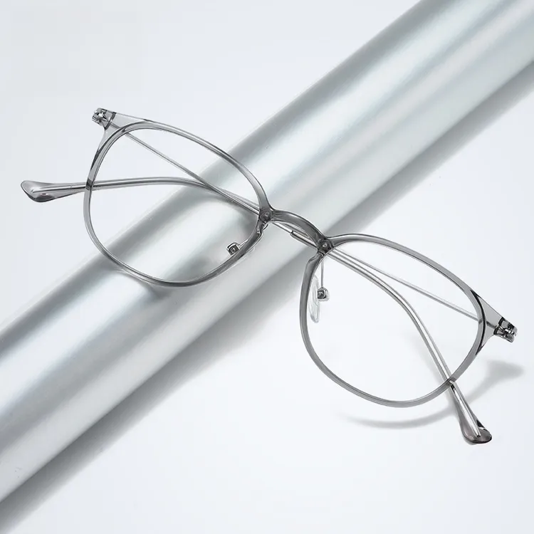 新款方形小框眼镜框男学院风高级感镜框女可配近视度数定制变色镜