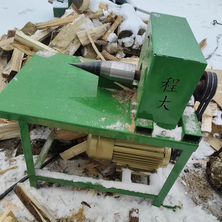 锯木神器钻头式劈柴机