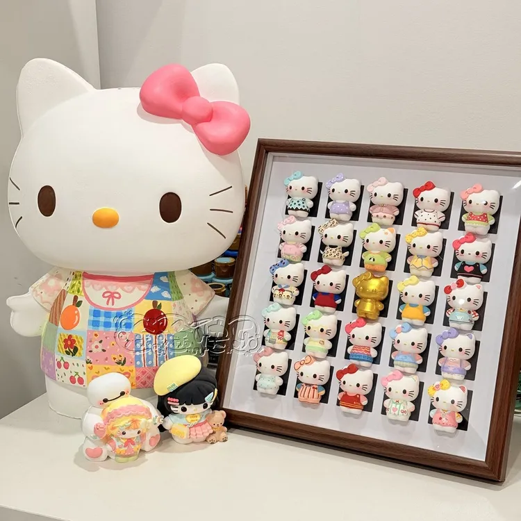 版型超好的2D KT猫香薰石膏娃娃白坯diy涂色可爱玩具礼物桌面摆件