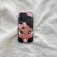 皮质甜酷卡通女孩适用苹果17promax手机壳iphone16新款15可爱43套