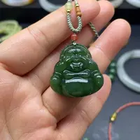 颈饰未镶嵌和田玉（碧玉）