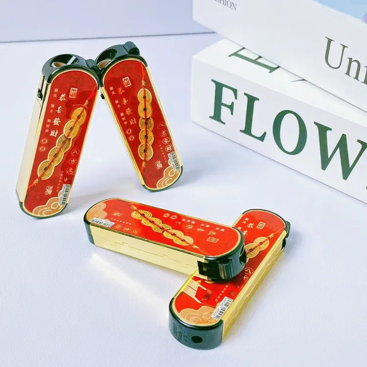 【万人选购】2025新款金属直冲蓝焰打火机防风防爆耐用加厚可充气款