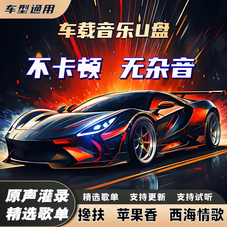 2025全新正版授权精选歌单母带音源流行歌曲带歌词车载音乐U盘