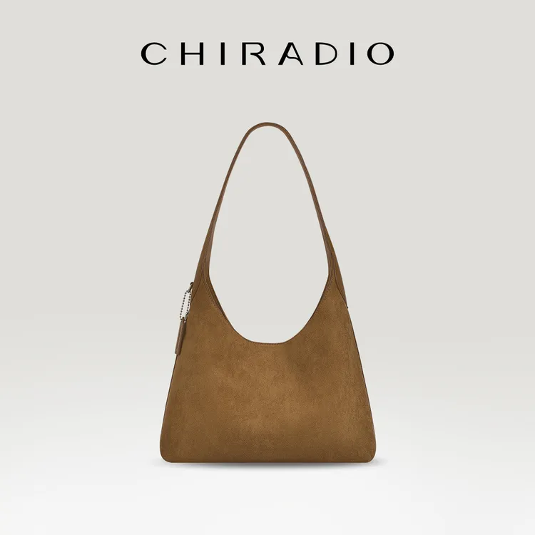 新款通勤包简约腋下hobo包百搭单肩女包包气质女士腋下包