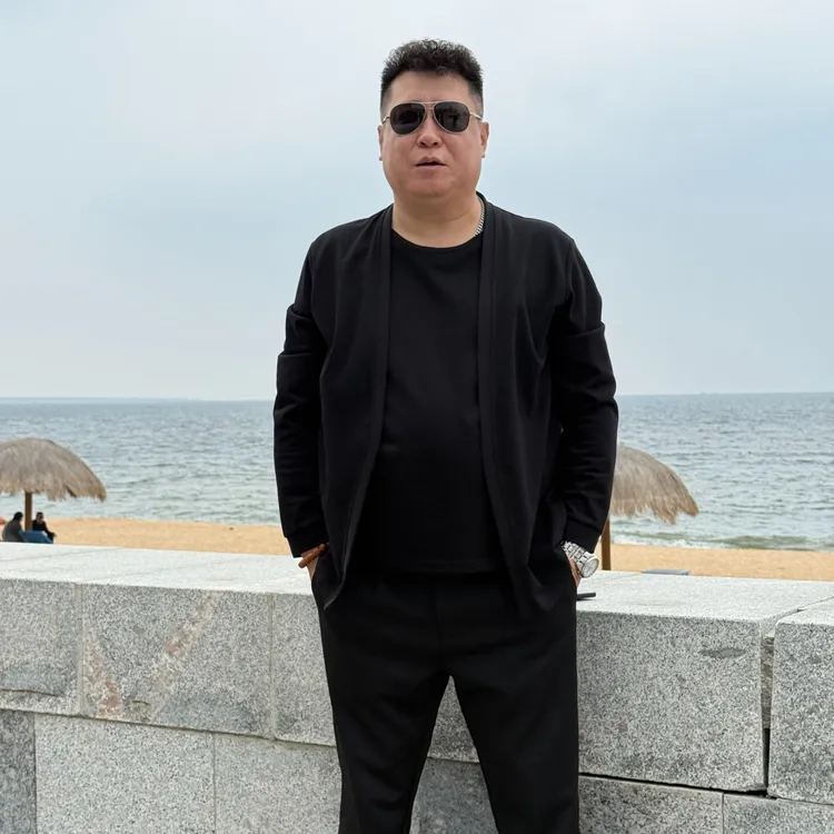 时尚百搭男士加肥春秋季长袖假两件宽松修身休闲男外套男款舒适DJ