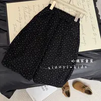 女童复古港风冬季长裤休闲裤韩版秋冬【冬款加厚加绒】