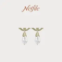 铜合金耳饰  Netfile【双C水滴耳环】NF509R010