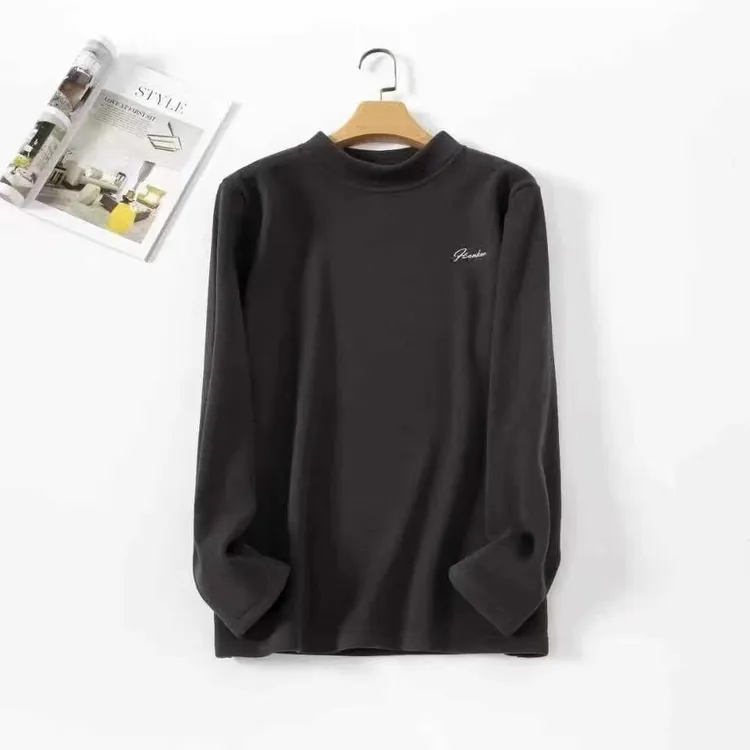 【娜姐家】816#男士舒适百搭加绒加厚保暖绒衫