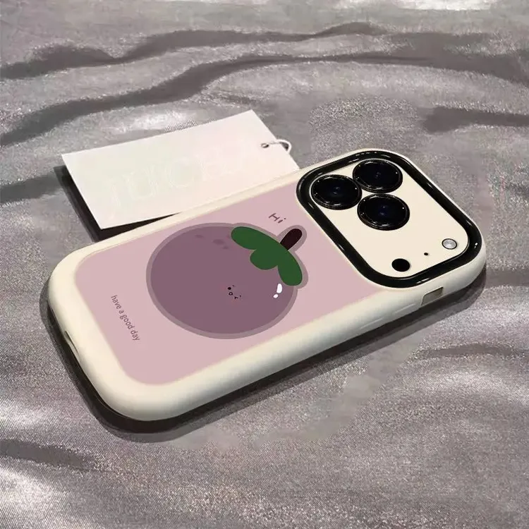 水果山竹适用苹果17全包手机壳iphone16promax简约11/15/14/13/12