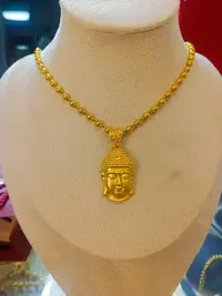 【专柜同款】 圆珠项链配中号佛头 百搭轻奢手工