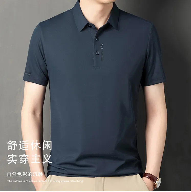 厂家直销价格低2025新款男装短袖POLO衫T恤时尚休闲百搭高端时尚
