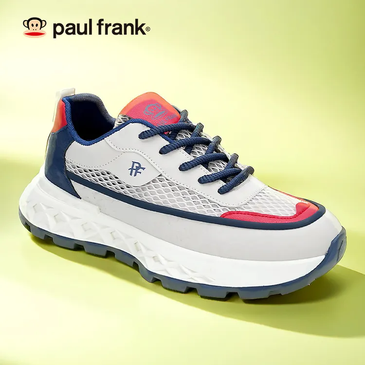 大嘴猴男鞋夏季透气镂空网面运动老爹鞋男士时尚百搭休闲鞋低帮鞋